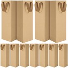 12 Pcs Kraftpapier Sack Wiederverwendbare Kraftpapiertüte Kraftbeutel