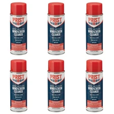PRIST Acrylic Plastic & Glass Cleaner 13 oz Aerosol Can 6 Pack, "USA STOCK"