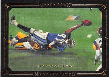 2008 Upper Deck Masterpieces #55 Kevin Dyson Framed Black