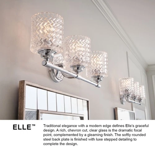 Hinkley Lighting 5041 Elle 2 Light 12"W Flush Mount Drum Ceiling - Chrome - Picture 8 of 12