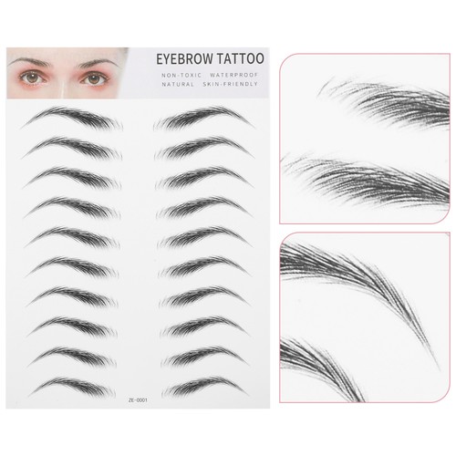 Juego de 2 Pegatinas Cejas Miss Cejas Autoadhesivas Transferencia Artificial - Imagen 3 de 12