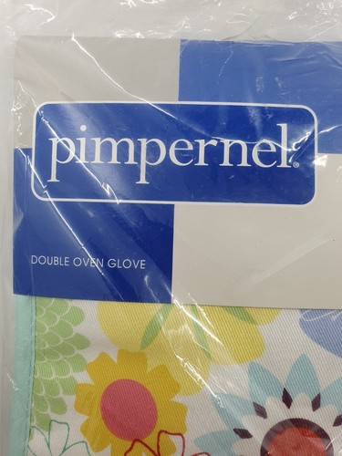 RARE PORTMEIRION CRAZY DAISY STYLISH PADDED DOUBLE OVEN GLOVE BRAND NEW - Picture 3 of 8