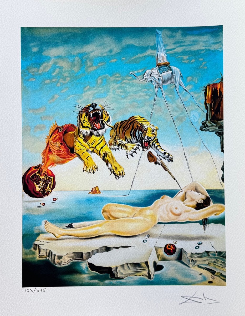 Salvador Dali SECOND BEFORE AWAKENING Facsimile Signed Ltd Edition