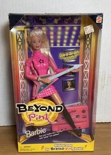 1998 Beyond Pink Barbie with guitar - Unopened Original Box - w/cassette tape
