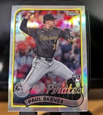 2024 Topps Chrome Update 1989 Topps Baseball Paul Skenes RC Refractor Pirates