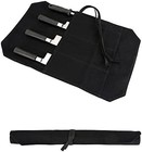 HERSENT Chef's Knife Roll Bag Travel Case Carrier with 4 Slots Storage