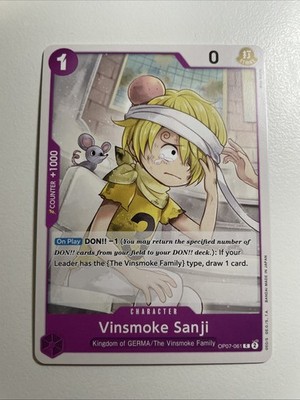 Vinsmoke Sanji OP07-061 500 Years in the Future Regular (C) One Piece CCG TCG NM