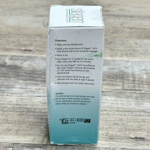 Silagen 100 % reines Silikon Gel Narbenverfeinerungssystem 30 g/1 Unze Ablaufdatum 06/2026 - Bild 5 von 9