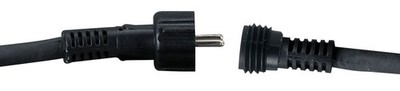 Paulmann Function WaterLED Flex-Connector IP65 500cm Schwarz Gummi
