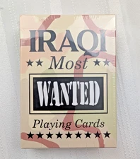 2003 Iraqi Most Wanted Playing Cards Military Iraq - Sealed! New!