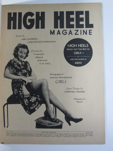 High Heel Magazine Vol. 1 #1, April 1937 FN- Pin-ups! 1st Issue! Scarce! - Picture 3 of 6