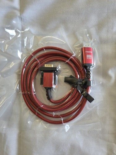6ft HDMI to VGA Super Durable Component Cable, Male-to-male, Red - Picture 2 of 7
