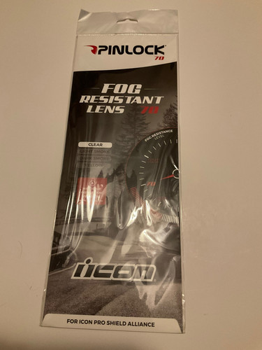 ICON Pinlock Insert Lens Clear for Airframe Alliance Alliance GT Helmet New