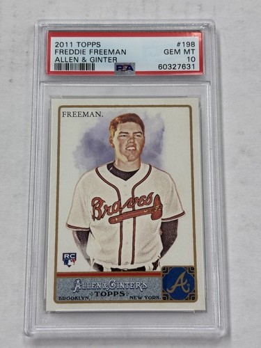 2011 Topps Allen & Ginter #198 Freddie Freeman RC PSA 10 GEM MT