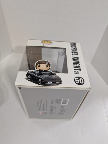 KNIGHT RIDER KITT W/ MICHAEL KNIGHT FUNKO POP RIDE VINYL FIGURE DAVID HASSELHOFF - Picture 9 of 13
