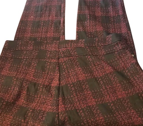 Ashley Stewart Pants Womens Size 18/20 Red And Black Pattern Stretch Pull On - Picture 3 of 5