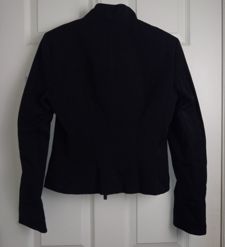 Escada Women's Black Jacket Long Sleeve Full Zip Size 38 - Picture 2 of 7