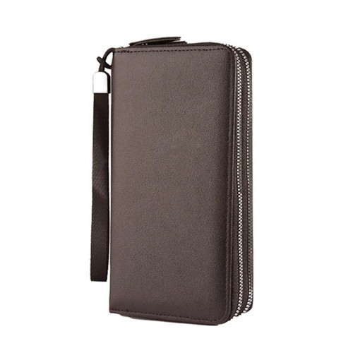Men's Leather Wallet Bifold ID Card Holder Checkbook Long Clutch Billfold P X3A6 - Bild 3 von 20
