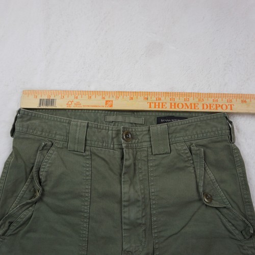 Pantalone cargo Banana Republic verde utility militare outdoor tasche stile donna 4 - Foto 6 di 11