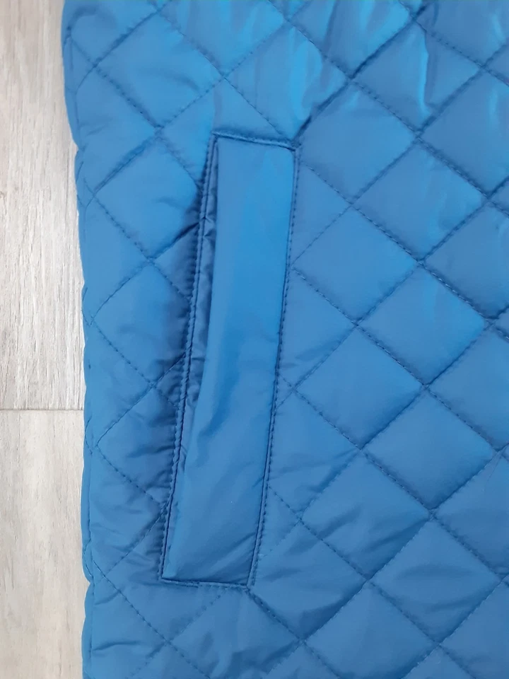 Chaleco acolchado azul pequeño Brooks Brothers para mujer Foto 4 de 4