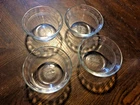 Pyrex Small Bowls - Set Of  4.   3. 5 In across 2 in deep