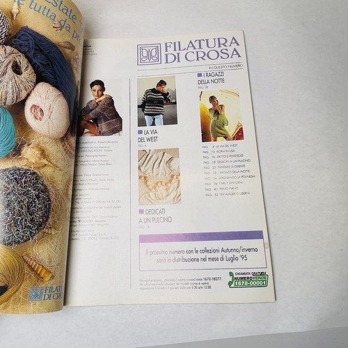Filatura di Crosa Knitting Pattern Magazines Booklets Lot Of 3 Vintage - Picture 7 of 12