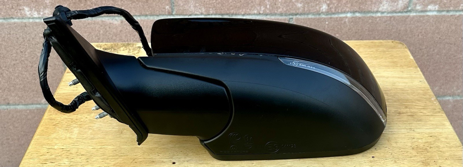 2017 Maserati Ghibli Right Passenger Side Mirror W Auto Dim Heated Black 15 Wire