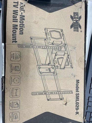 Full Motion Mount, USX MOUNT TV Wall Mount 42"-86" 120lbs SML029-K - Picture 1 of 5