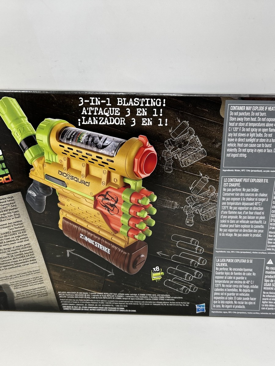 化殺エナジー NERF Zombie Strike Bio Squad Abolisher Zr-800 Blaster for sale