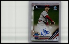 2019 Bowman #CPA-WS Will Stewart Chrome Prospect Autographs Refractor #/499