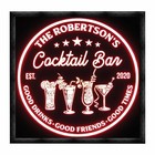 Custom Cocktail Bar LED Sign Personalized Home bar pub Lighted