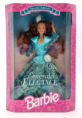 1994 Emerald Elegance Barbie Puppe / Redhead / Special Edt. / Mattel 12322, NrfB