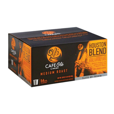 CAFE Olé by H-E-B Houston Blend K-Cups 54 Ct | Medium Roast Value Pack