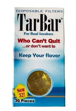TarBar Cigarette Filters Disposable (4 Boxes / 128 Total) FREE SHIP
