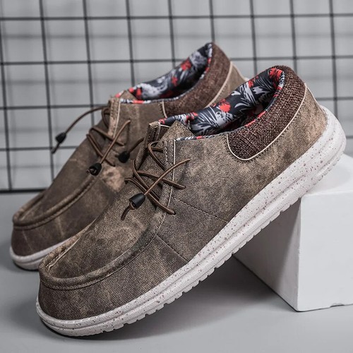Men's Casual Shoes Fashion Soft Canvas Shoes Breathable Walking Outdoor Sneakers - Bild 7 von 28