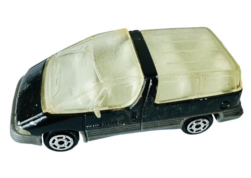 Majorette Black Pontiac Trans Sport SE Mini-Van #268 France 1/55 2.75 Clear Glas - Picture 2 of 5