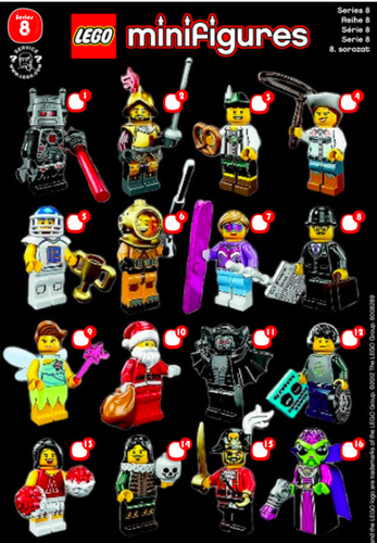 Authentische Lego Sammlerstücke Minifiguren Serie 1-10 - SIE WÄHLEN-- Flachversand! - Bild 10 von 42