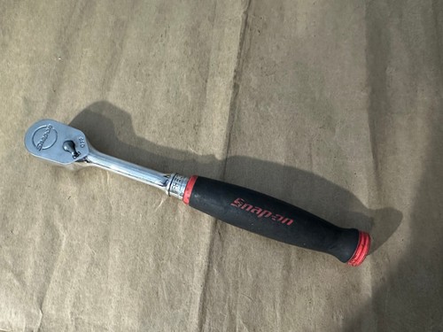 SNAP-ON TOOLS FH80 3/8" DRIVE FINE TOOTH RED SOFT GRIP HANDLE RATCHET USA