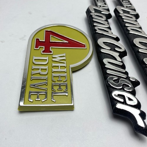 For Toyota Land Cruiser FJ40 FJ43 Logo Emblem Ornament (5 Piece Set) - Foto 6 di 12