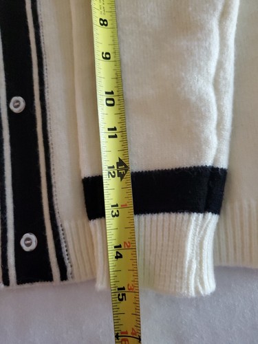 Girls Sweater Pullover Knitted Party Wedding Casual Cream/Black 13 - Picture 7 of 12