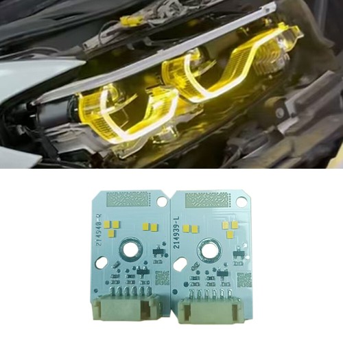 Modified racing style Angel Eye DRL LED Boards For BMW 5' G30 G31 G38 F90 - Picture 20 of 59
