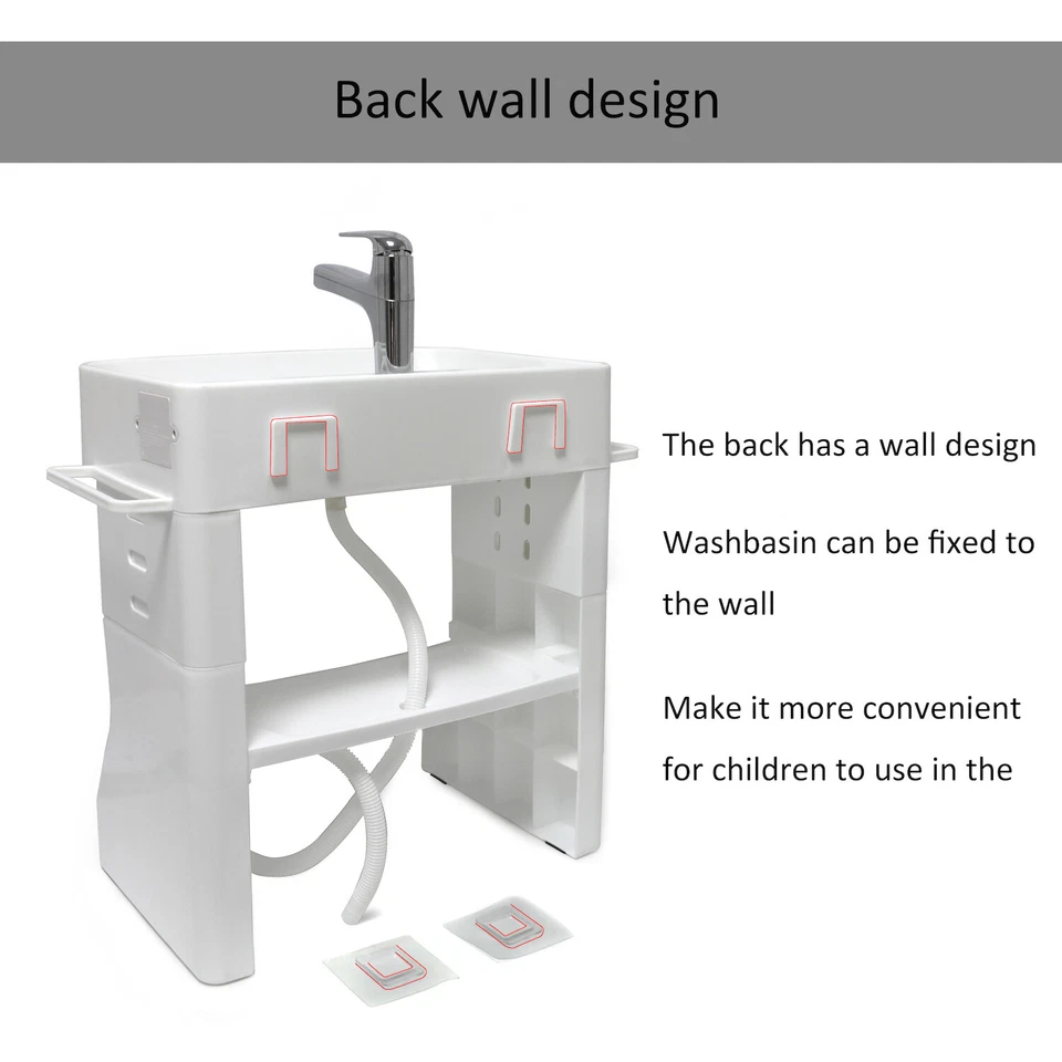 Mini Functional Sink for Kids Toddler Hand Hight Adjustable Mini Washing Station - image 4 of 4