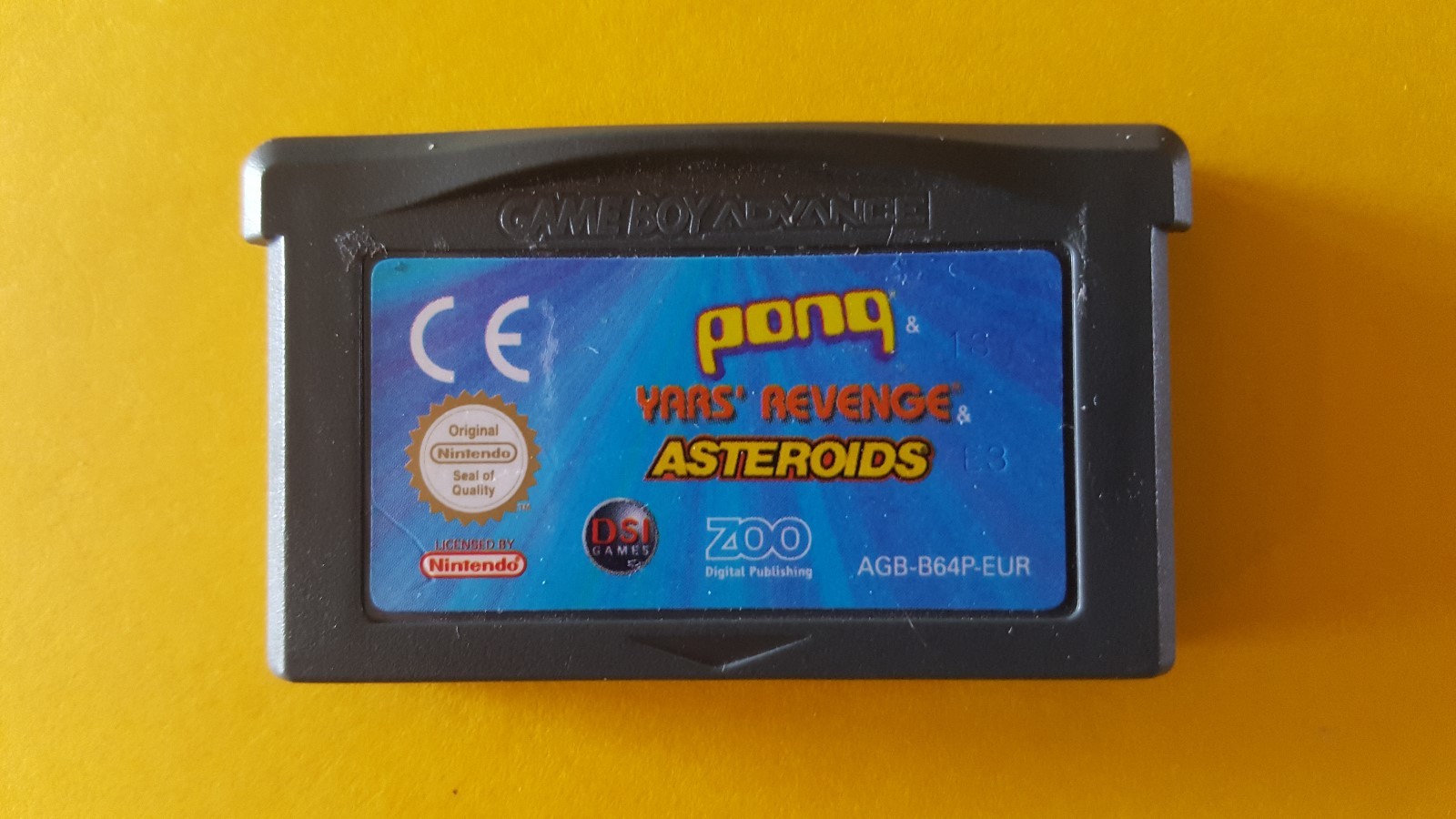 PONG ASTEROIDS YARS' REVENGE / jeu Game Boy Advance NINTENDO GBA / EUR