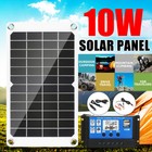 12V 10W Solar Panel Kit Mono RV Home Caravan Camping Power Charging Battery