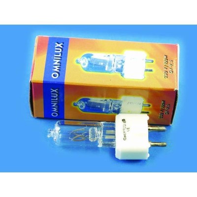 Lampadina alogena per effetti omnilux studiolampe 230 v gy9.5 100 w bianco