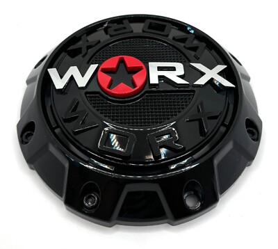 WRX-8856LB Worx Black Wheel Center Cap