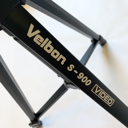 Velbon S-900 Video Tripod VelFlo8 PH-258 25.5" To 63" No Quick Release Plate - Picture 3 of 12
