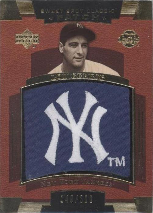 2004 Upper Deck Sweet Spot Classic - Lou Gehrig #SSP-GE - 1 of 1