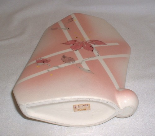 Signed Original BAATZ CERAMICS Mid-Century Modern Design Free Form Floral Vase - Picture 7 of 11