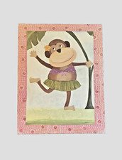 Monkey Canvas Picture: 11"x 14", Charming Decor for Child's Room
